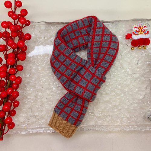 FunnyFuzzyCozyRedArgyleKnitAcrylicAdjustableFitDogScarf 10 f30703ef 5021 4076 b740 7514459a089a