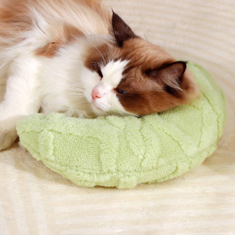 FunnyFuzzyDouble SidedCozyAnti StaticDog CatBlanketWithNeckSupportPillow 20