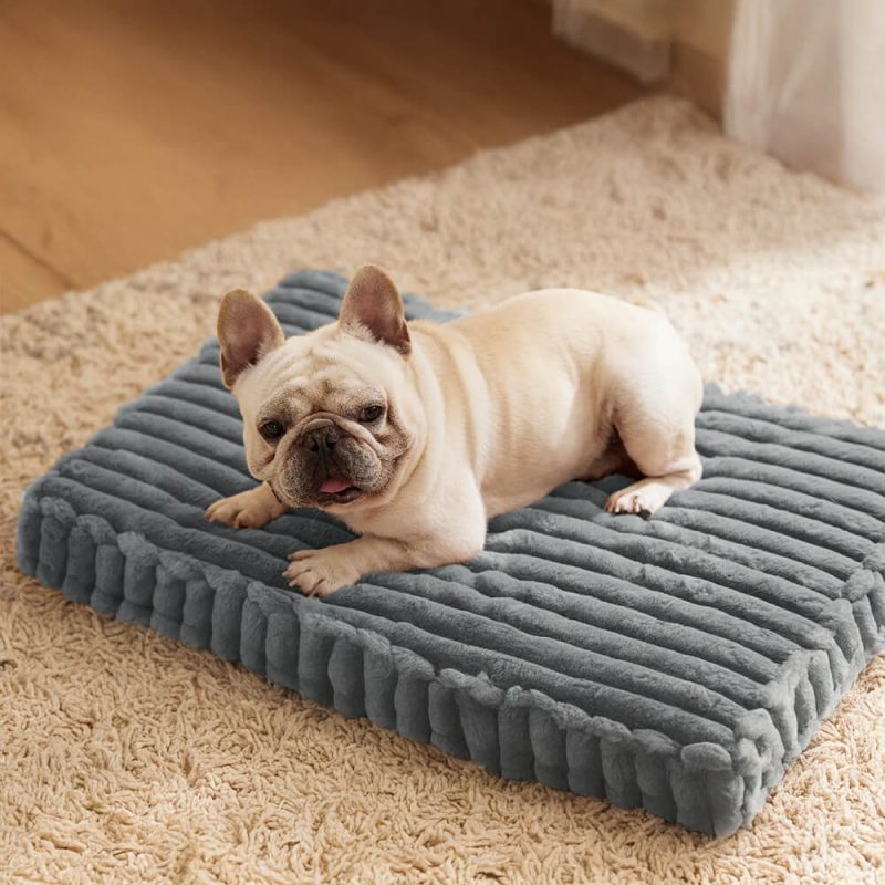 FunnyFuzzyFauxRabbitFurWarmWashableOrthopedicDog CatBed 6