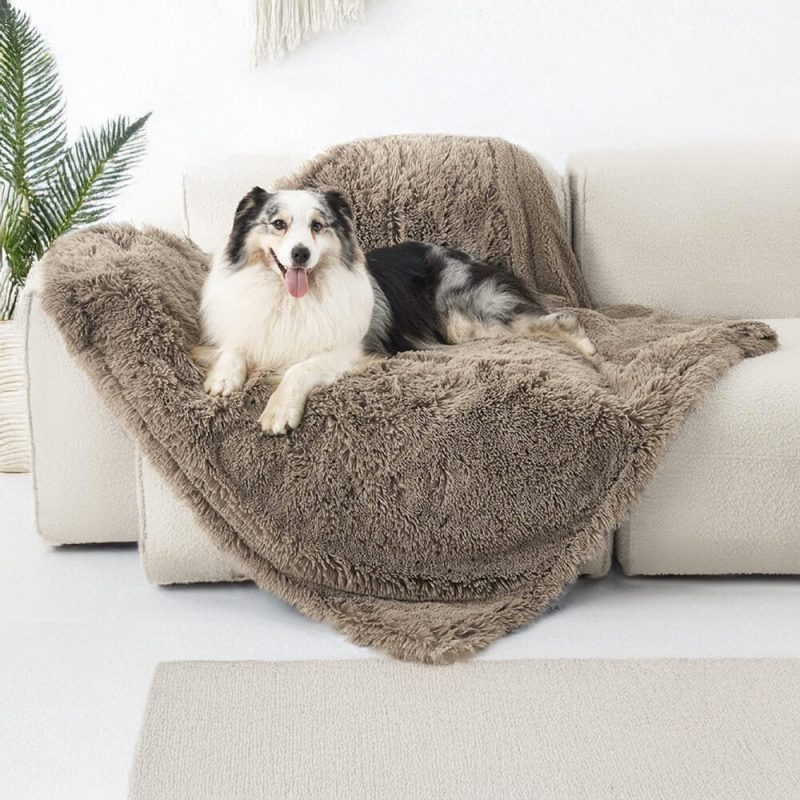 FunnyFuzzyLuxuriousWaterproofPlushWarmMulti PurposeHomeDogBlanket 13