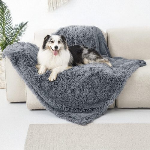 FunnyFuzzyLuxuriousWaterproofPlushWarmMulti PurposeHomeDogBlanket 9