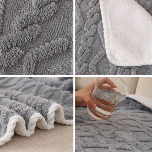 FunnyFuzzyLuxuriousWaterproofSoftWarmPolarFleeceDogBlanket 7