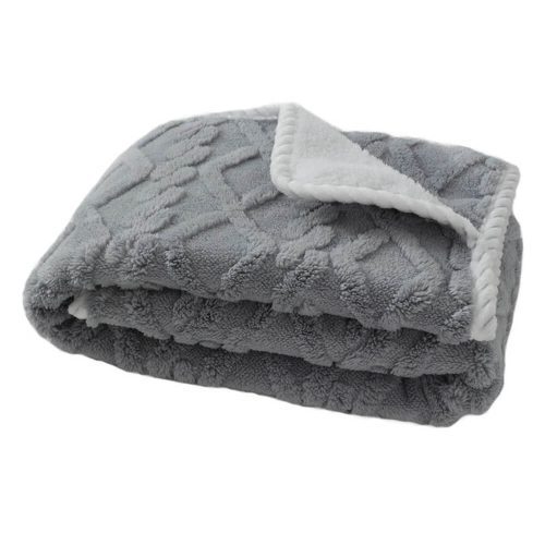 FunnyFuzzyLuxuriousWaterproofSoftWarmPolarFleeceDogBlanket 9