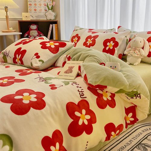 FunnyFuzzyMilkVelvetAnti StaticComforterSet 17