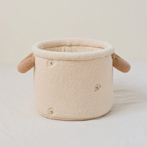 FunnyFuzzyMulti FunctionalDurablePlushDogToyStorageBasket 1