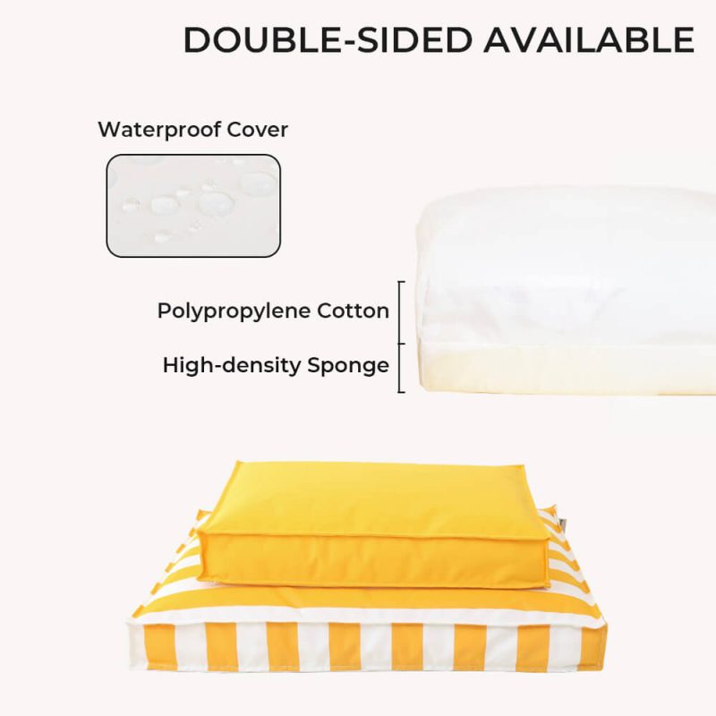 FunnyFuzzyOrthopedicSupportDouble sidedWaterproofDogPillowBed 1