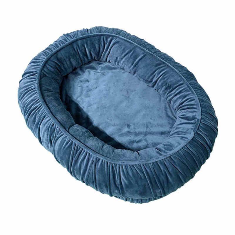 FunnyFuzzyOvalOrthopedicSupportCozySleepingDetachableDog CatBed 14