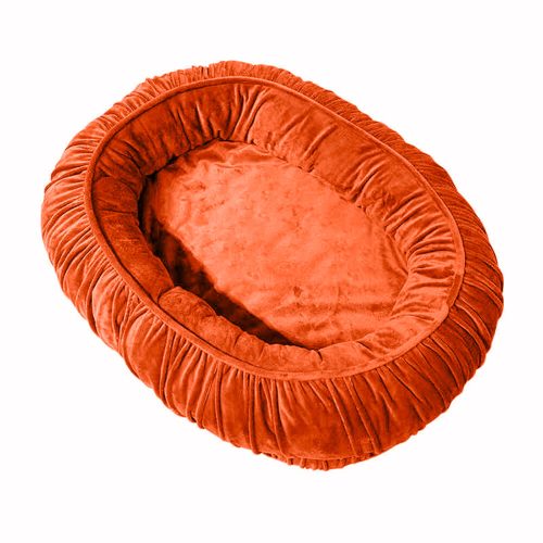 FunnyFuzzyOvalOrthopedicSupportCozySleepingDetachableDog CatBed 15