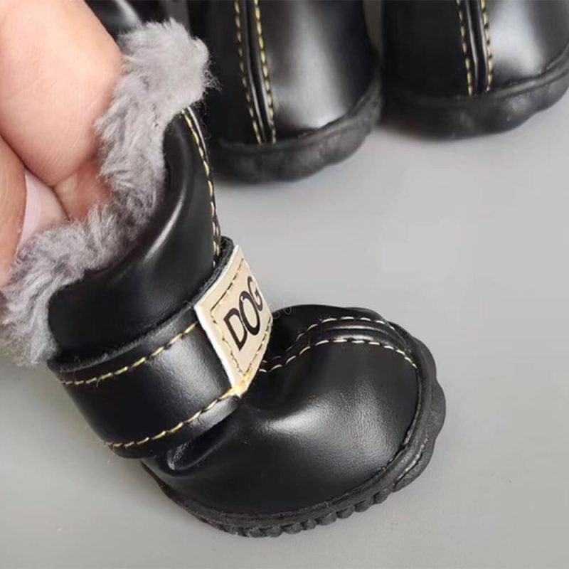 FunnyFuzzyPULeatherWaterproofAnti SlipPlushLinedDogBoots 7 7389c13c e77f 4fd9 bbc3 434ee54b6f87