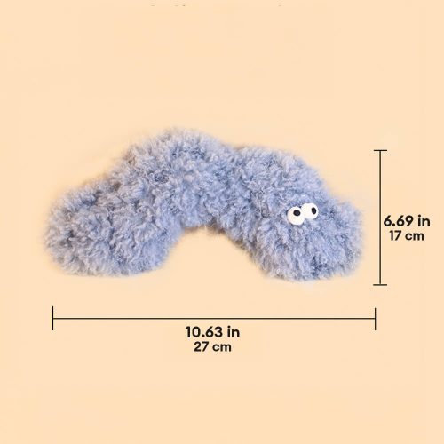 FunnyFuzzyPlushCaterpillarSkin FriendlyComfortMulti ZoneSupportPetPillow 6