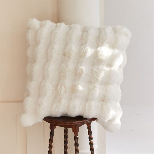 FunnyFuzzyPremiumBubbleDoubleLayerThickenedFauxRabbitFurBlanket 24