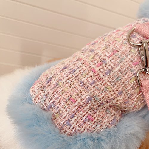 FunnyFuzzyPrincessStyleDogBeretCapeLeashAccessoriesSet 13