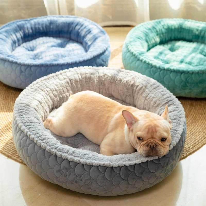 FunnyFuzzyRoundWarmSnuggleNestOrthopedicSupportDog CatBed 2