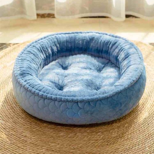 FunnyFuzzyRoundWarmSnuggleNestOrthopedicSupportDog CatBed 6