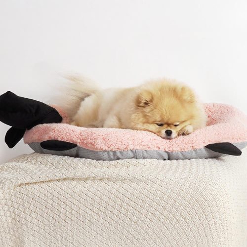 FunnyFuzzySheepShapedCottonVelvetWarmMulti FunctionalDog CatMat 3