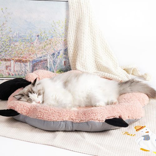 FunnyFuzzySheepShapedCottonVelvetWarmMulti FunctionalDog CatMat 5