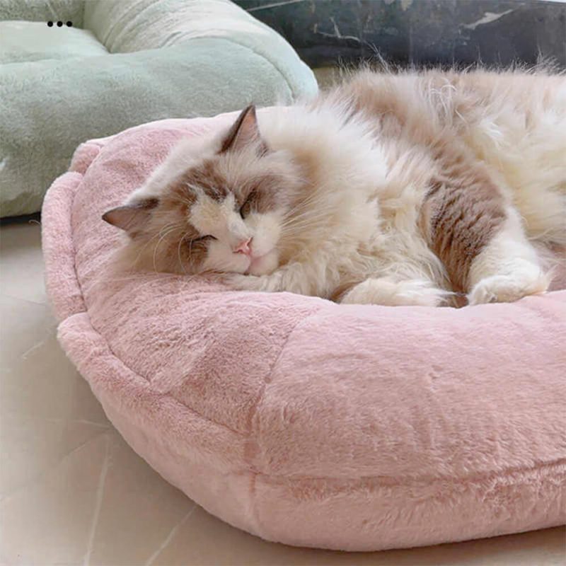 FunnyFuzzySkin FriendlyWarmFullySupportWashableLargeDog CatSleepingMatBed 8