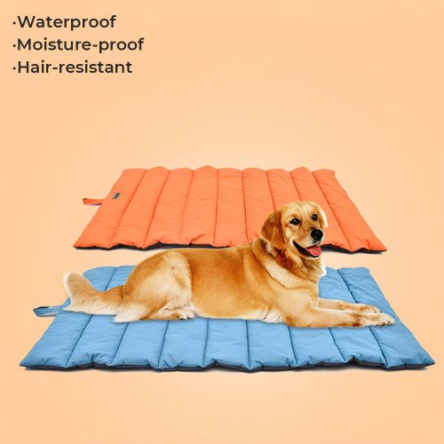 FunnyFuzzyTravelFoldableWaterproofDurableOutdoorDogMat 5