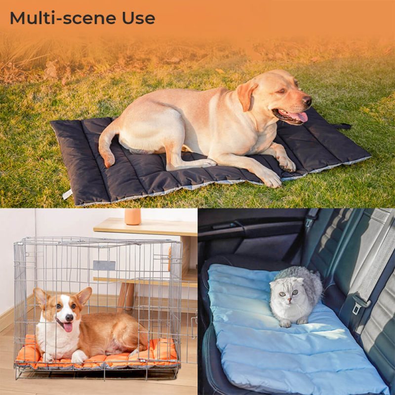 FunnyFuzzyTravelFoldableWaterproofDurableOutdoorDogMat 6