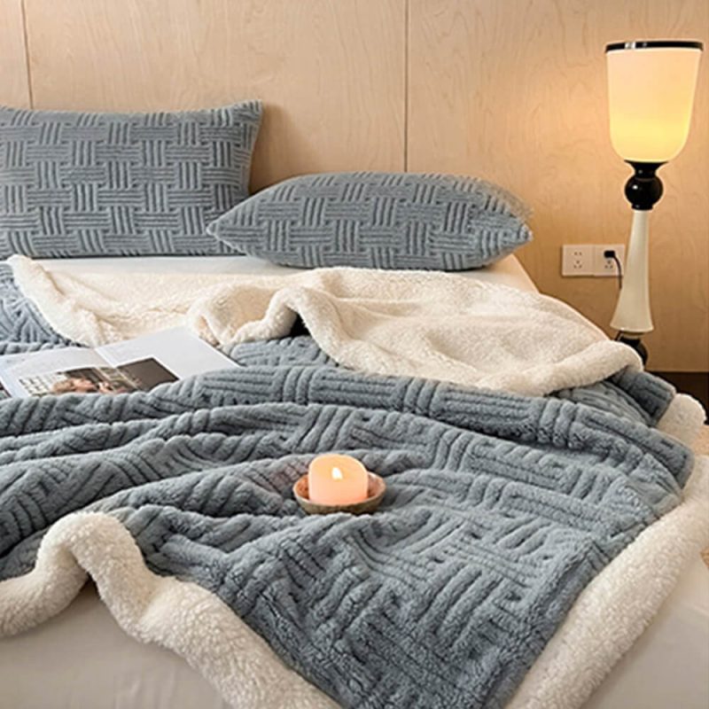 FunnyFuzzyUltra SoftDual SidedWarmJacquardComfortMulti FunctionalBlanket 10