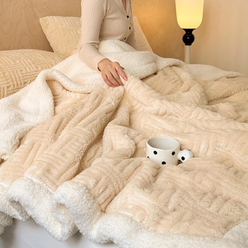 FunnyFuzzyUltra SoftDual SidedWarmJacquardComfortMulti FunctionalBlanket 20