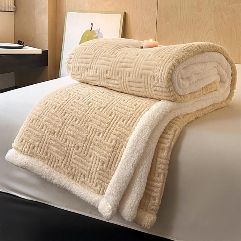 FunnyFuzzyUltra SoftDual SidedWarmJacquardComfortMulti FunctionalBlanket 21