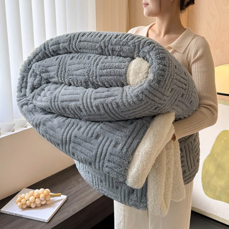 FunnyFuzzyUltra SoftDual SidedWarmJacquardComfortMulti FunctionalBlanket 24