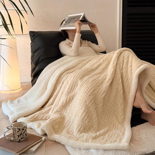 FunnyFuzzyUltra SoftDual SidedWarmJacquardComfortMulti FunctionalBlanket 5