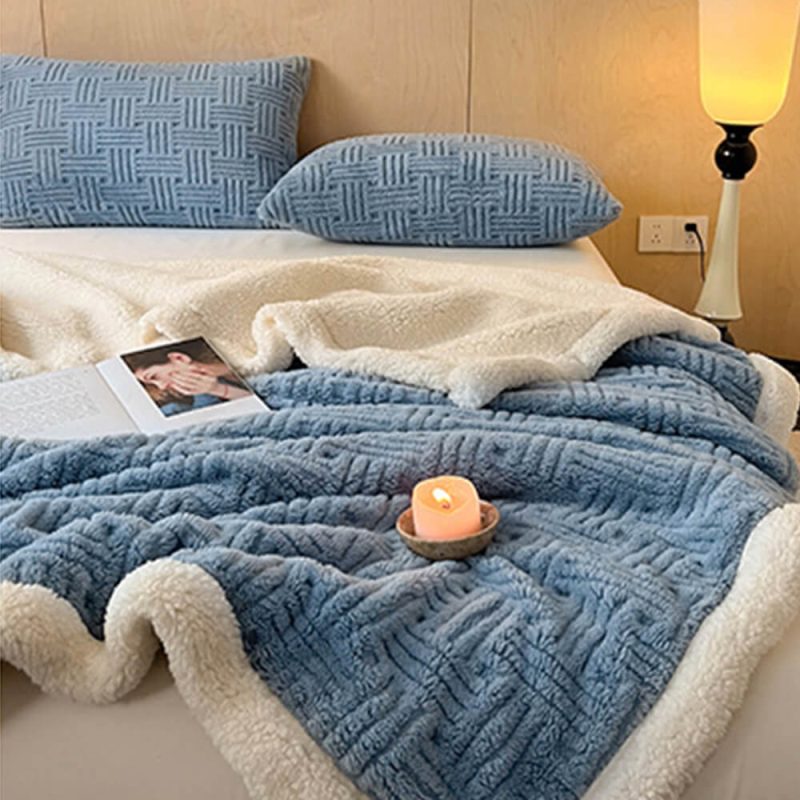 FunnyFuzzyUltra SoftDual SidedWarmJacquardComfortMulti FunctionalBlanket 8