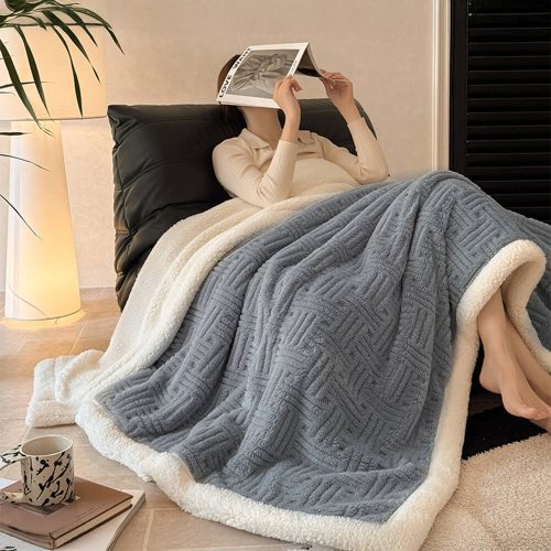 FunnyFuzzyUltra SoftDual SidedWarmJacquardComfortMulti FunctionalBlanket 9