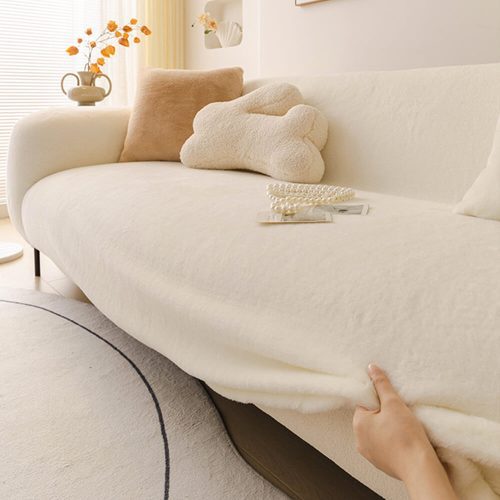 FunnyFuzzyUltraSoftSkinFriendlyPlushFullCoverageSofaProtectorCouchCover 3