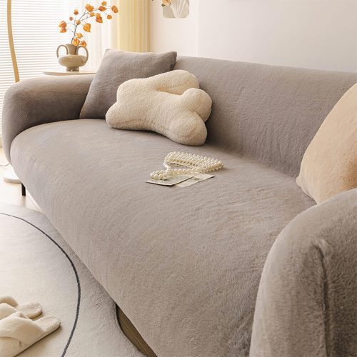 FunnyFuzzyUltraSoftSkinFriendlyPlushFullCoverageSofaProtectorCouchCover 8