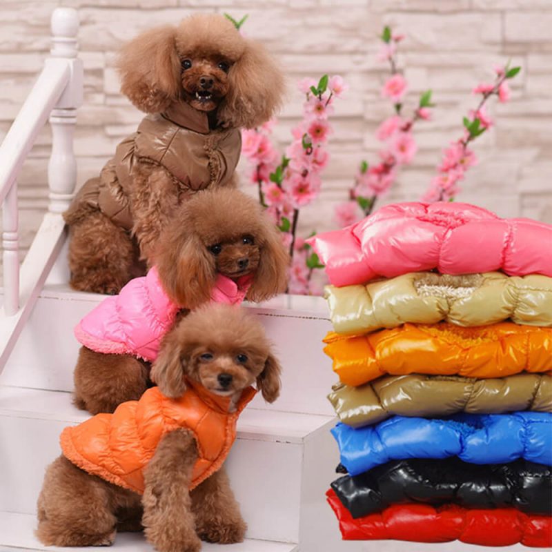 FunnyFuzzyWarmThickWindproofWaterproofEco FriendlyDogVest 12