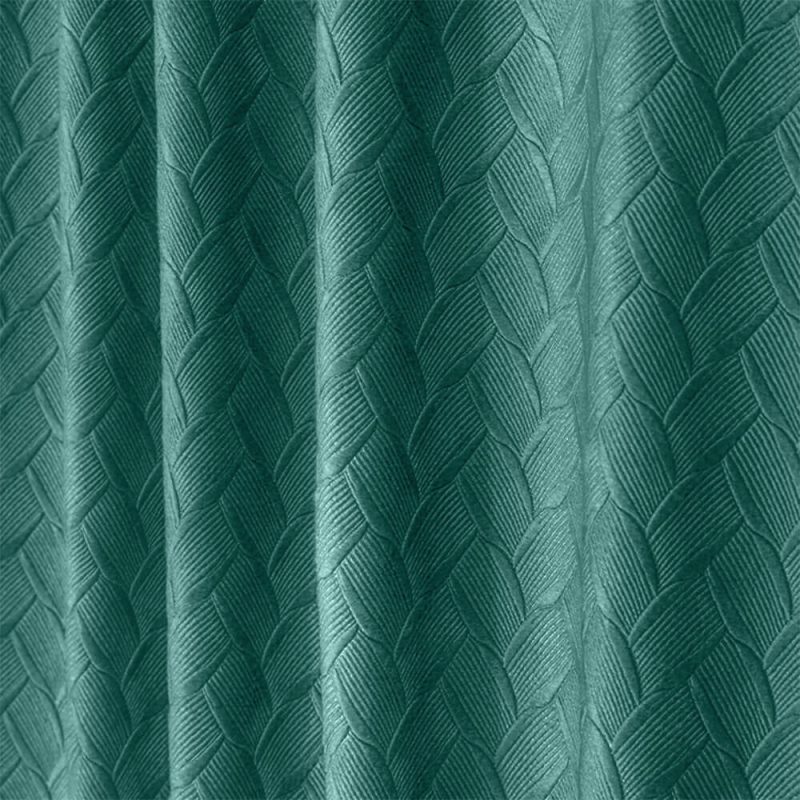 FunnyFuzzy Diamond Geometric Textured Thickened Soundproof High Blackout Curtains 3