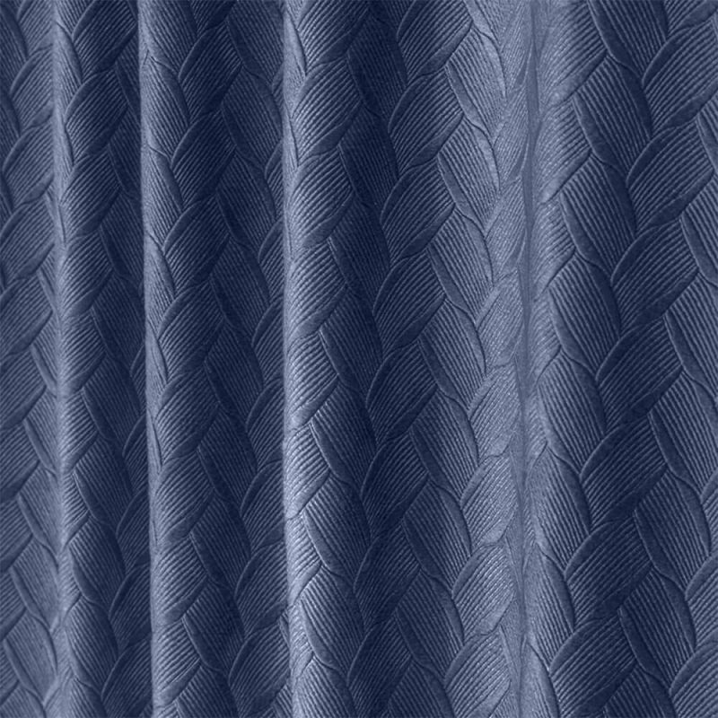 FunnyFuzzy Diamond Geometric Textured Thickened Soundproof High Blackout Curtains 5