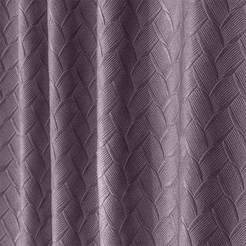 FunnyFuzzy Diamond Geometric Textured Thickened Soundproof High Blackout Curtains 6