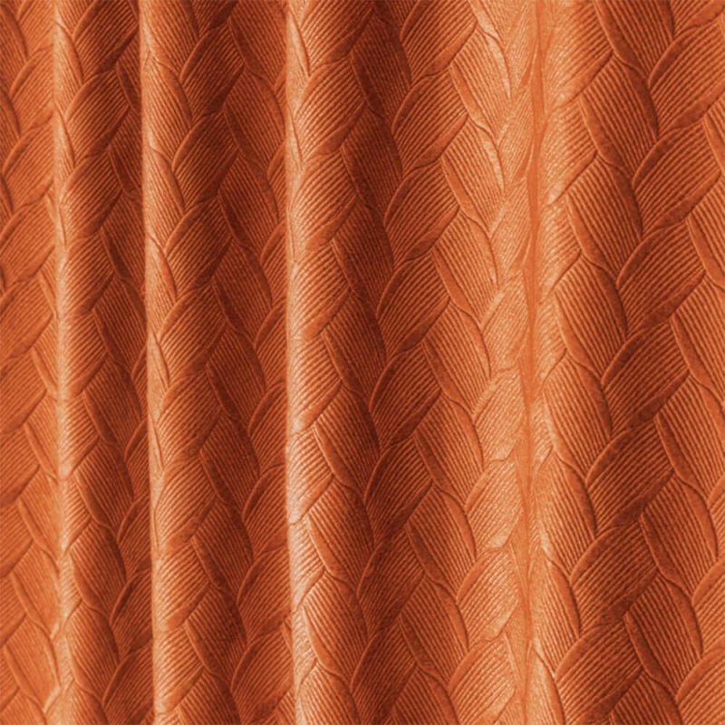 FunnyFuzzy Diamond Geometric Textured Thickened Soundproof High Blackout Curtains 7