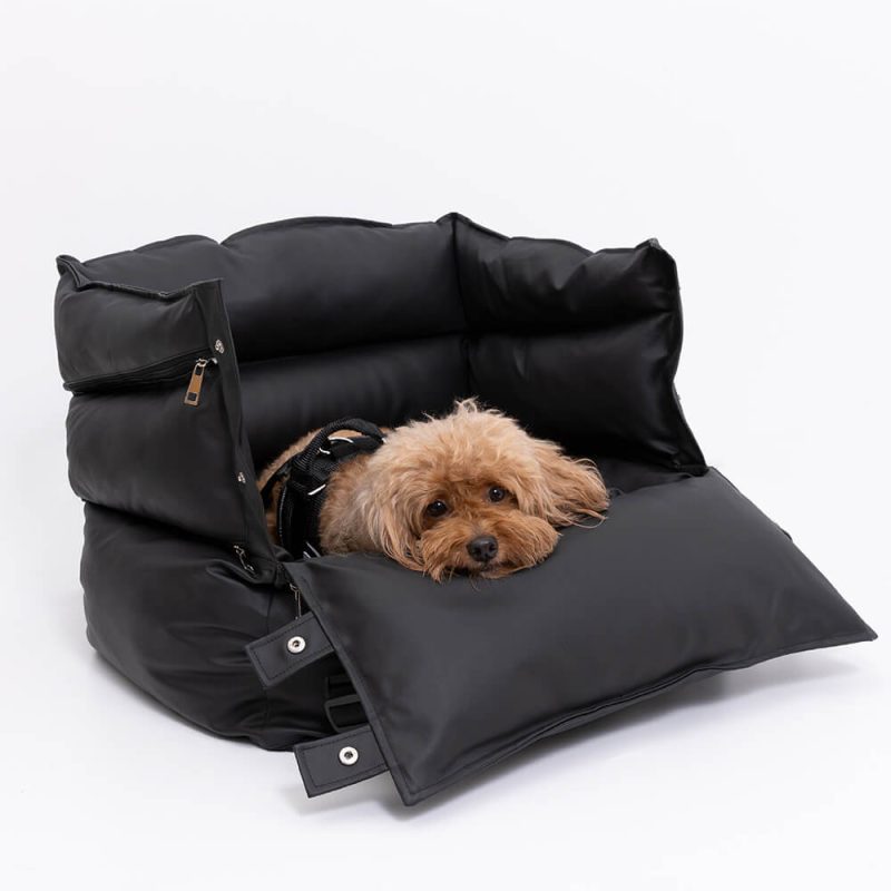 FunnyFuzzy DogCarSeatBedFort7