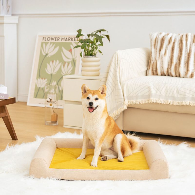 FunnyFuzzy FullSupportComfortableOrthopedicDogBed6