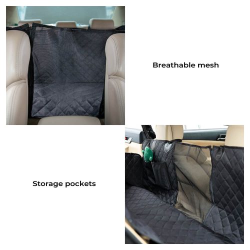 FunnyFuzzy OxfordFabricMultifunctionalDogCarSeatCover4