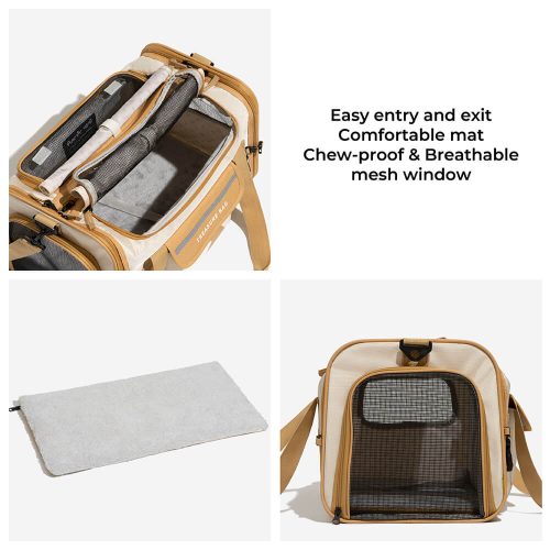 FunnyFuzzy PortableFoldableBreathablePetCarrierBag2