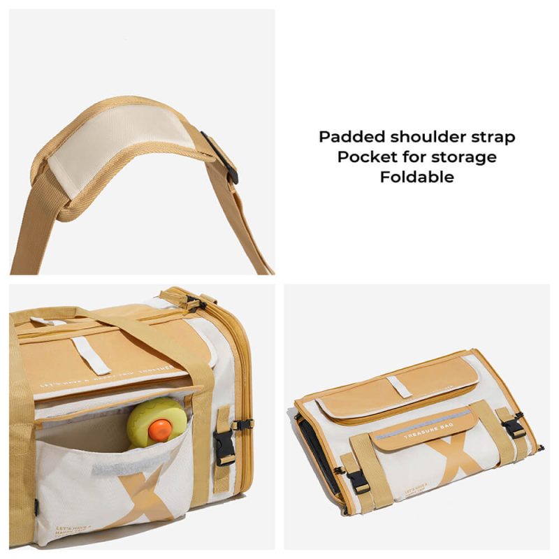 FunnyFuzzy PortableFoldableBreathablePetCarrierBag4