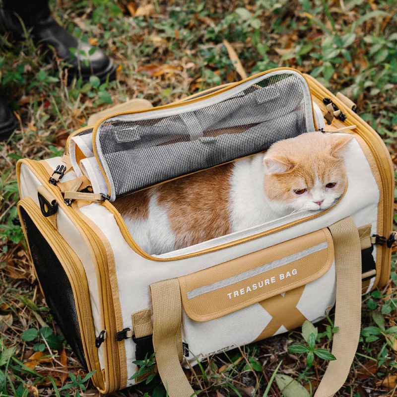 FunnyFuzzy PortableFoldableBreathablePetCarrierBag6