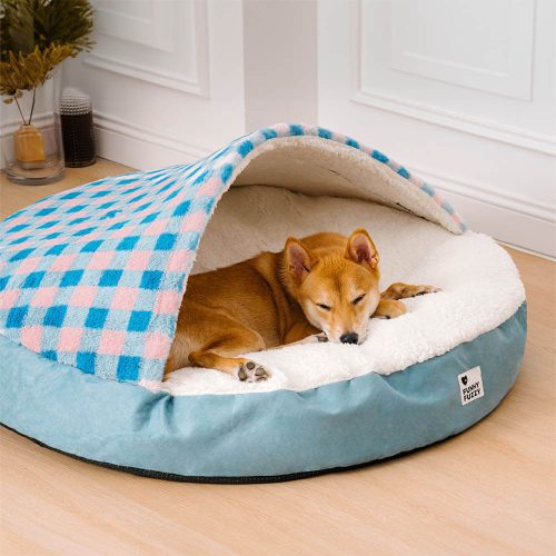 FunnyFuzzy RoundCanopyDreamDogBedPetNestBed10