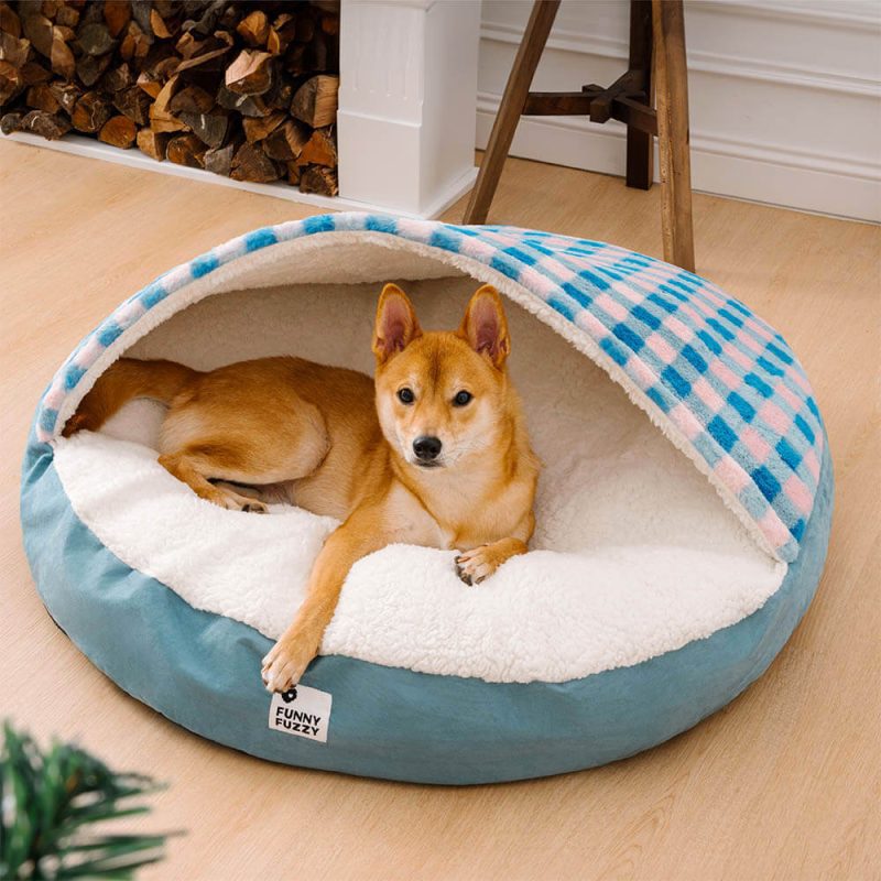 FunnyFuzzy RoundCanopyDreamDogBedPetNestBed11