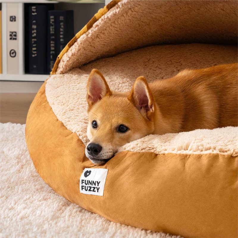 FunnyFuzzy RoundCanopyDreamDogBedPetNestBed12 e870adcf 4aea 47c8 8a4c 1b26478b06e5