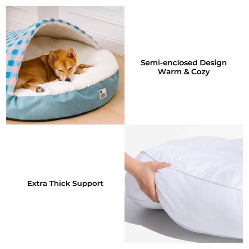 FunnyFuzzy RoundCanopyDreamDogBedPetNestBed1 63cca5ee 189e 41ba 869c ad80f90b4066