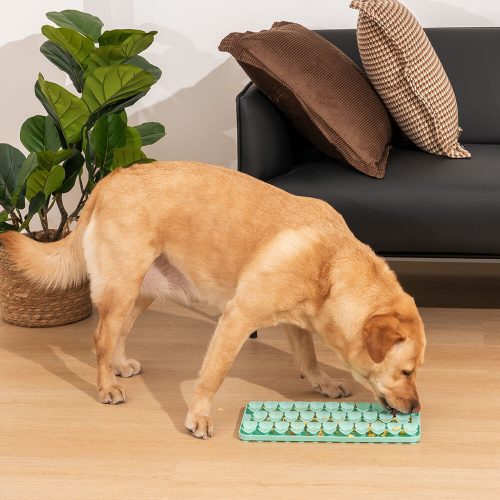 FunnyFuzzy SeedlingSiliconeSuctionCupDogToySniffingSlowFeederMat5