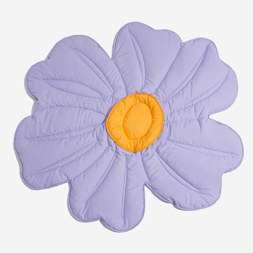 FunnyFuzzy SuperLargeFlowerShapeHumanMatDogBlanket11