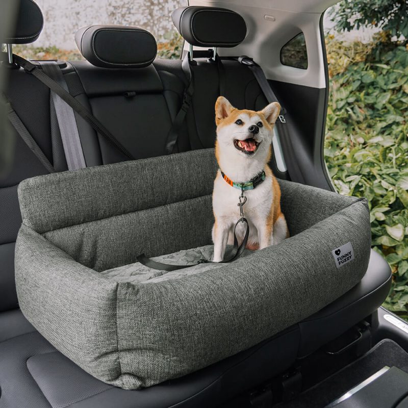 FunnyFuzzy TravelBolsterFullDurableWashableDogCarBackSeatBed5